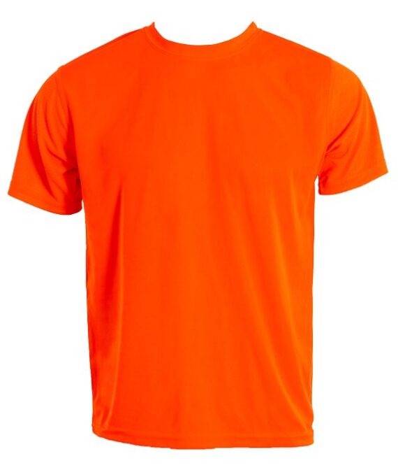 Camiseta crossfire mix plux - naranja flúor