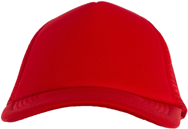 Gorra rejilla monocolor rojo
